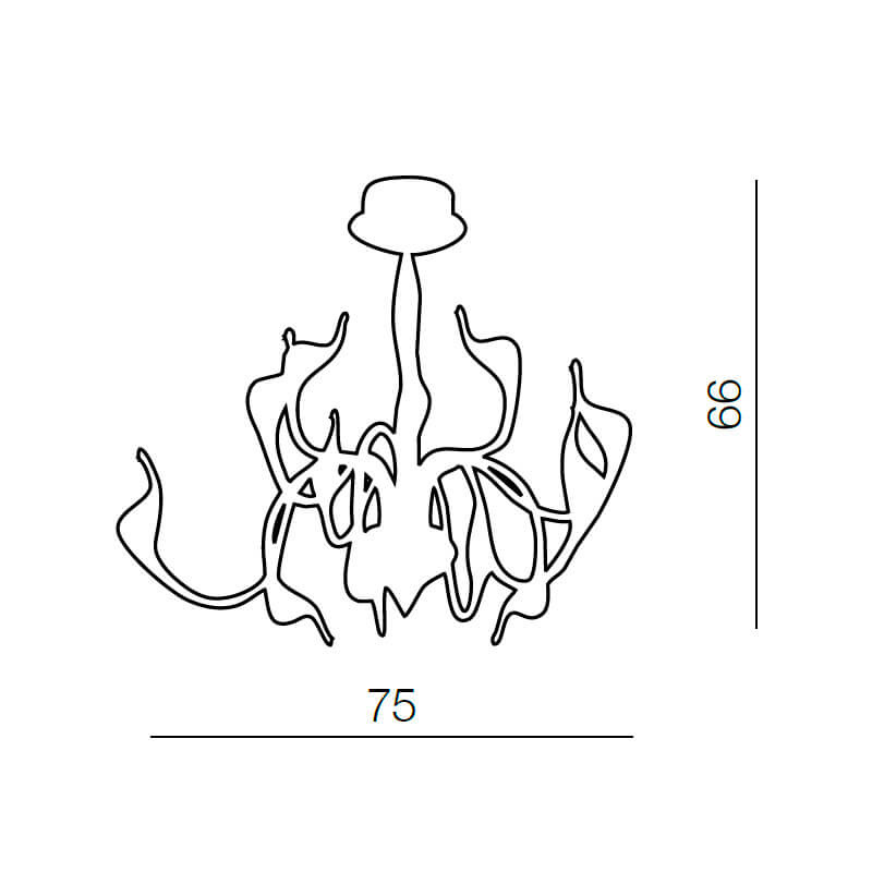 Люстра Azzardo AZ0045 Snake купити