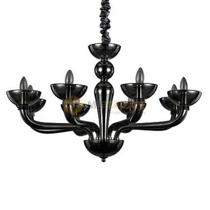 Люстра Ideal Lux CASANOVA SP8 NERO купити