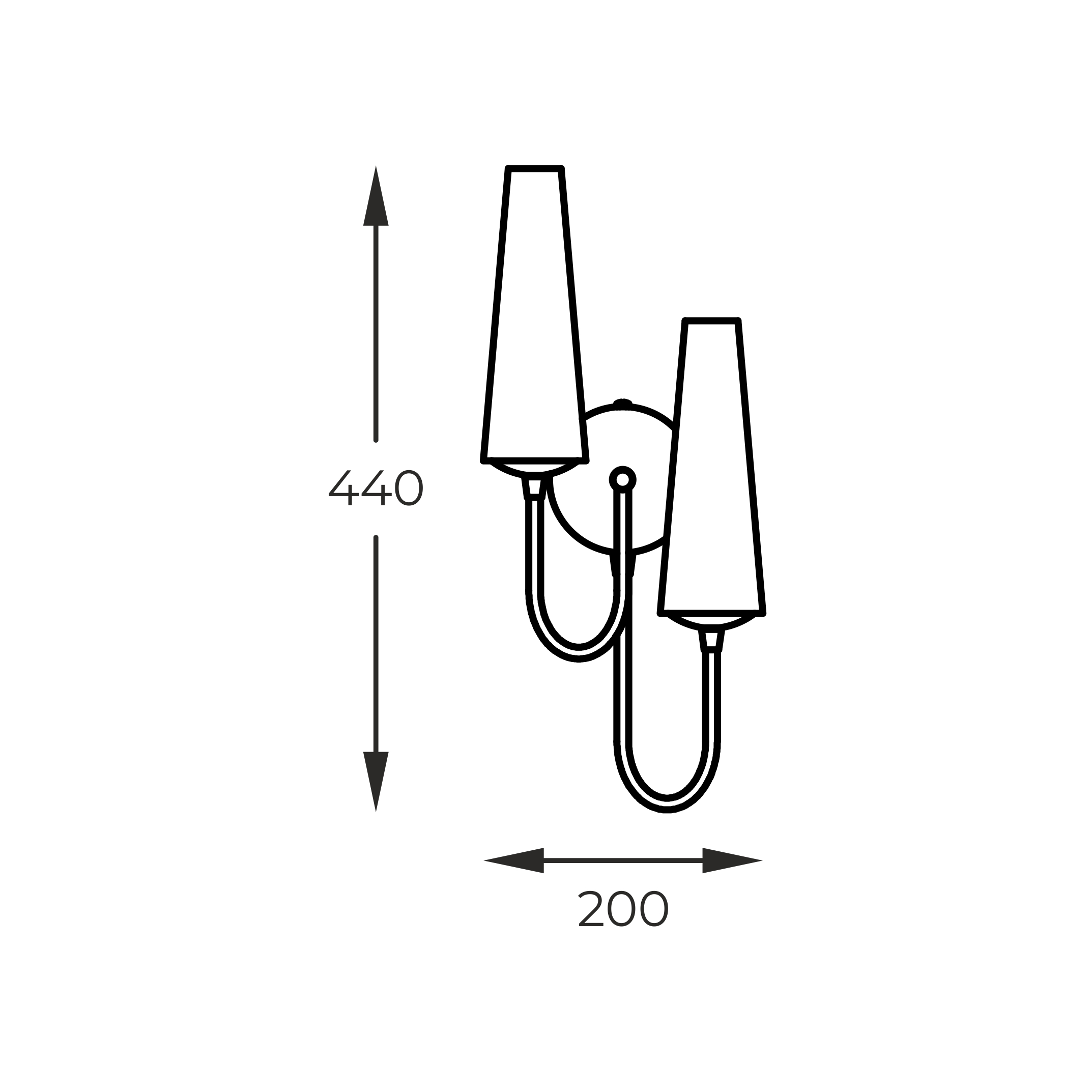 Бра Zuma Line 1125 MAGNUM купити