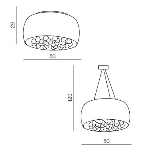 Люстра Azzardo AZ0702 Quince 50 купити