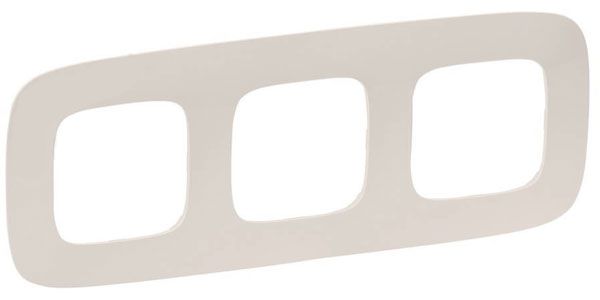 Рамка 3 поста, слоновая кость, Valena ALLURE (754313) купити