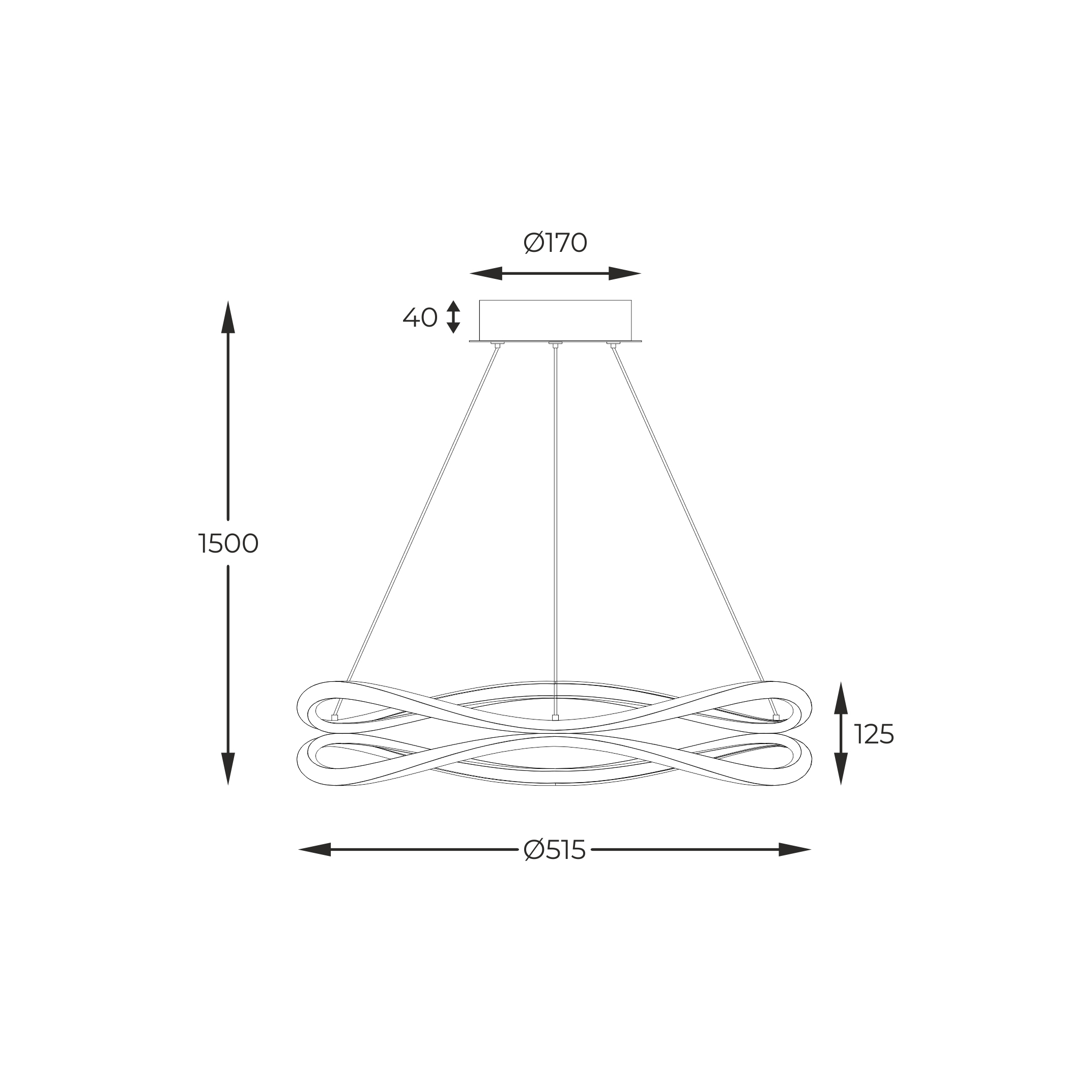 Підвісний світильник Zuma Line MD7864-2S-3BT HARLEY купити
