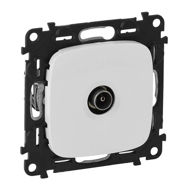 Розетка TV проходная, белый, Valena ALLURE (753761) купити