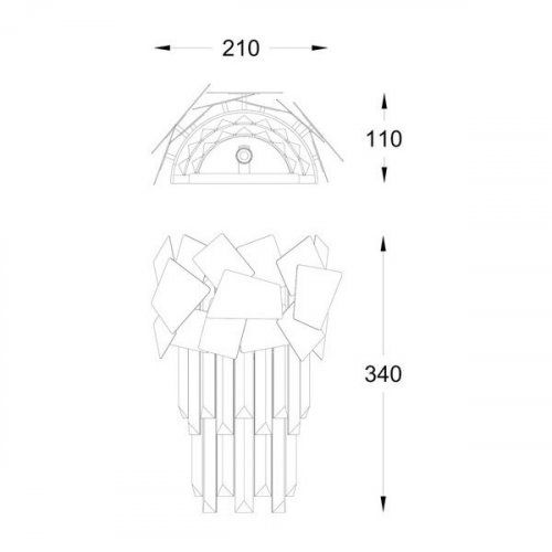 Бра Zuma Line W0506-02A-B5AC QUASAR купити