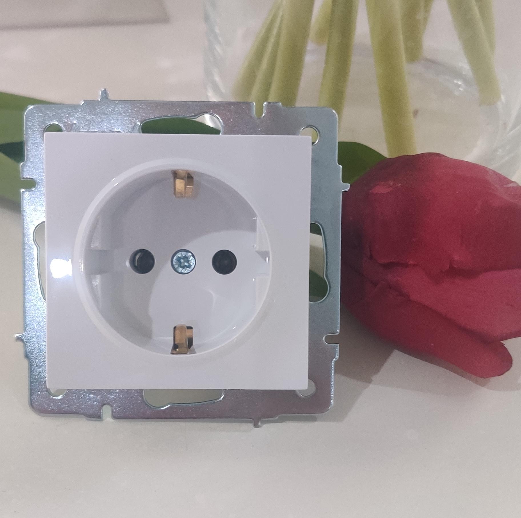 Розетка з/з Lezard VESNA Білий (742-0288-122B) купити