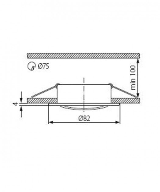Точковий світильник KANLUX 02780 VIDI купити