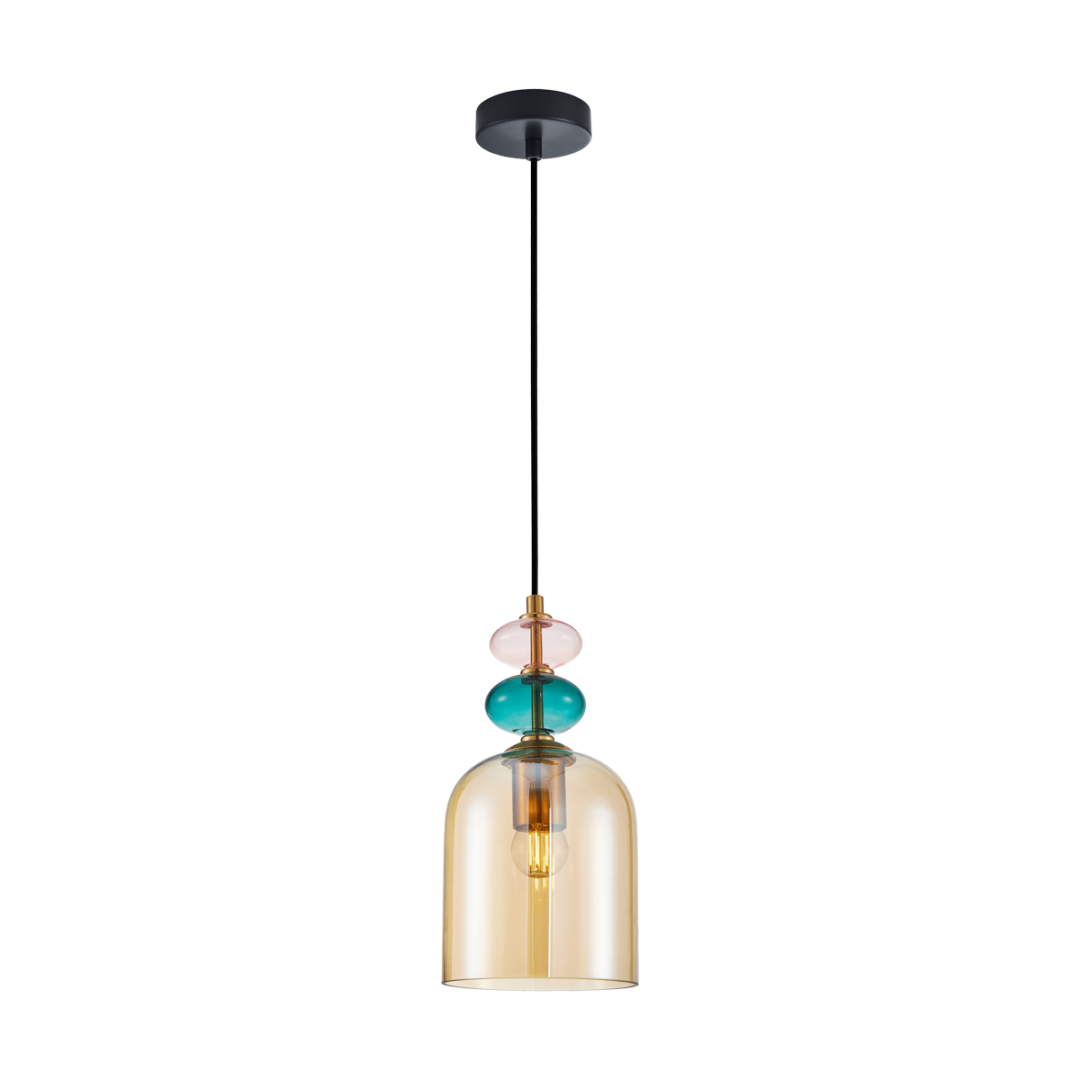 Підвісний світильник ITALUX PND-30263-1B-BRO-AMB Busco купити