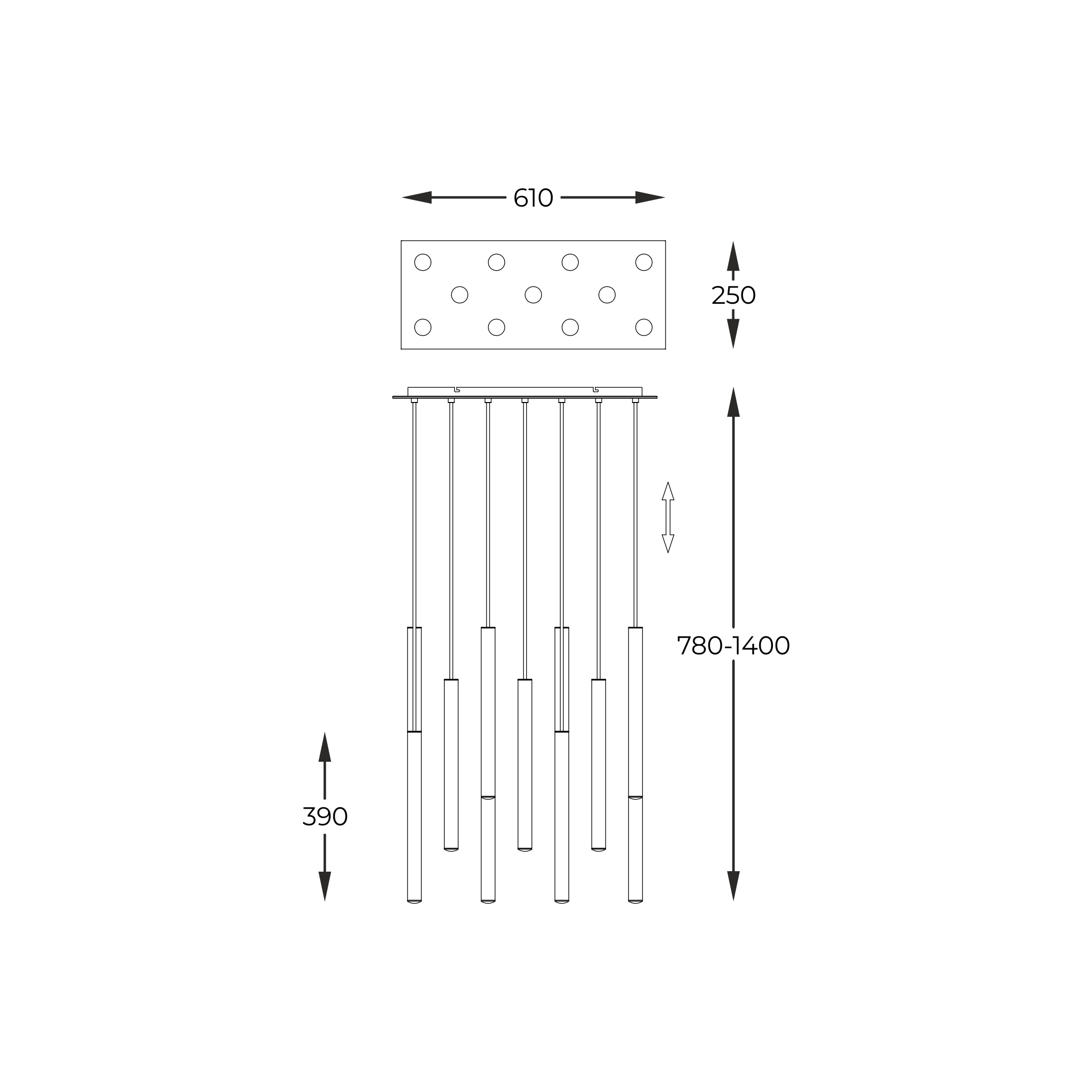 Подвесной светильник Zuma Line P0461-11A-B5SC LOYA купити
