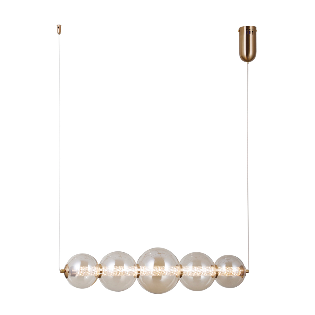 Люстра підвісна ITALUX PND-34359-5H-HBR-AMB Butero купити