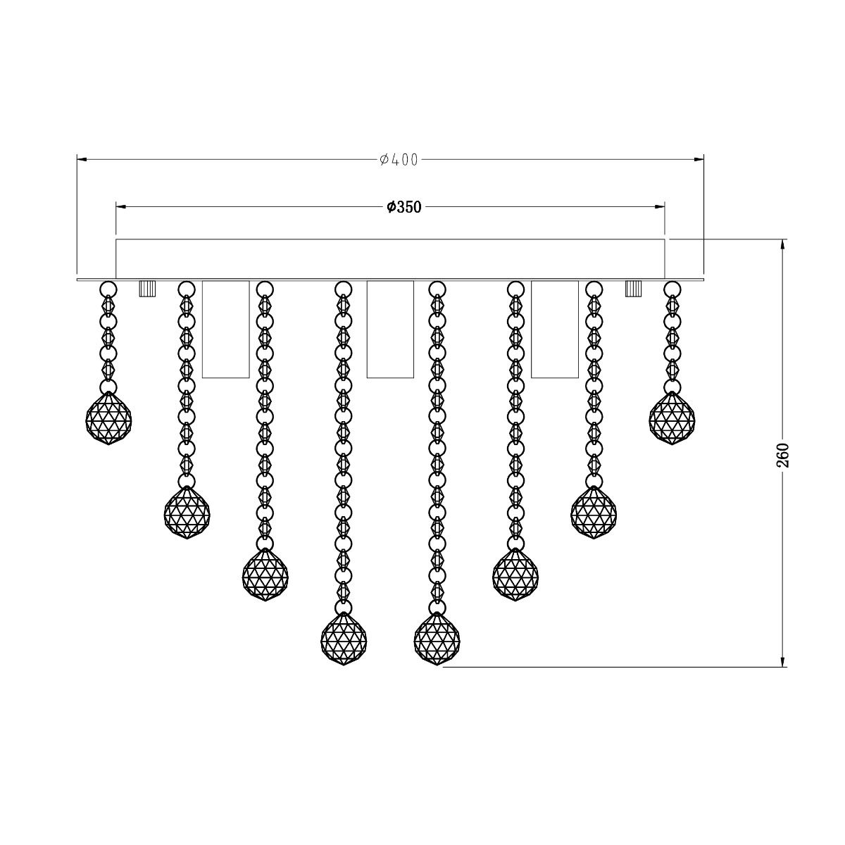 Люстра ZUMA LINE ALEX RLX94874-5 купити
