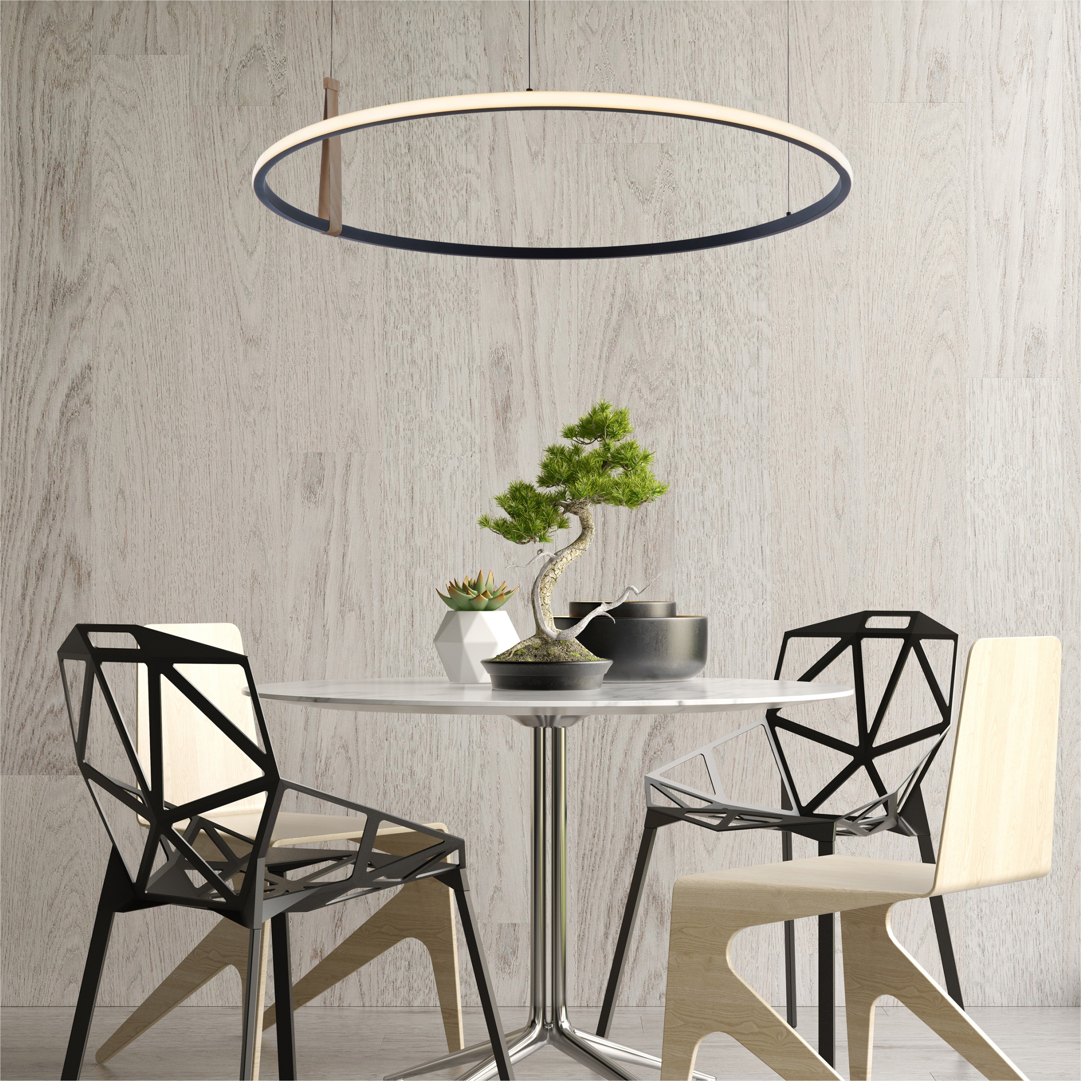 Підвісний світильник Zuma Line 22808-WOOD WOOD CLAUD купити