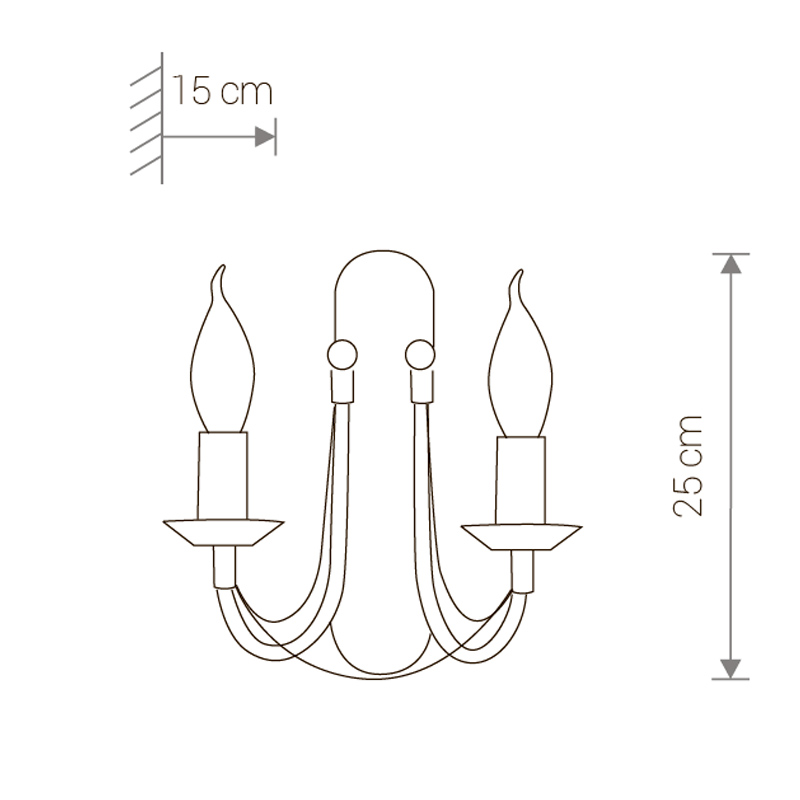 Бра Nowodvorski 203 Ares купити