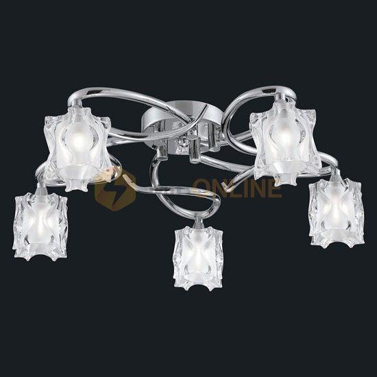 Люстра Searchlight 2825-5CC Murano купити