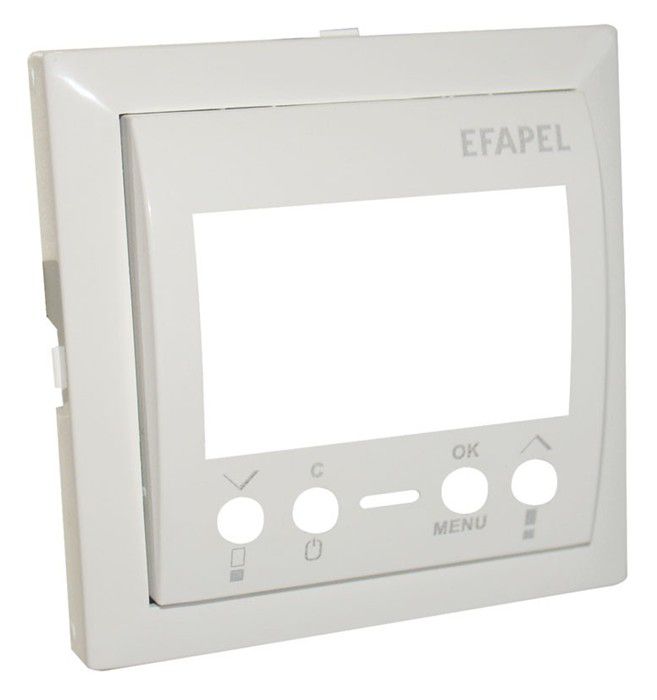 Центральная панель термостата LOGUS с программированием белоснежный (90740 TBR) купити