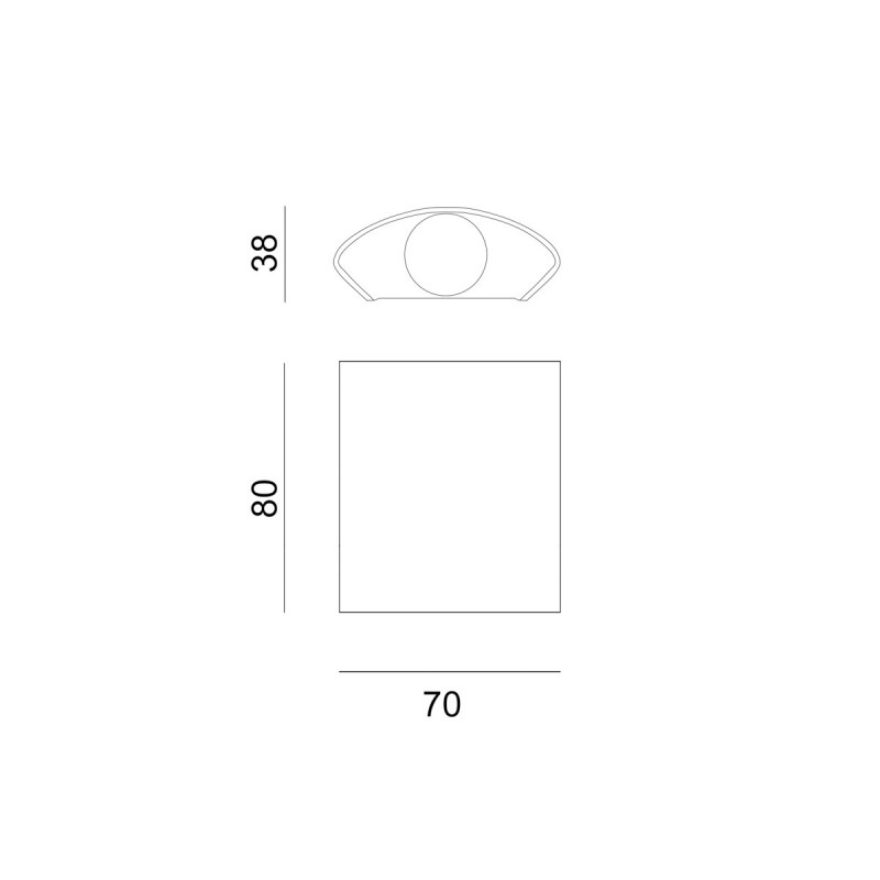 Вуличний світильник ITALUX OWL-451-1-BL Ortelo купити
