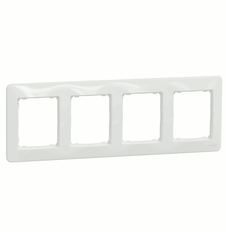 Рамка 4-на Schneider Sedna Design SDD311804 Білий купити