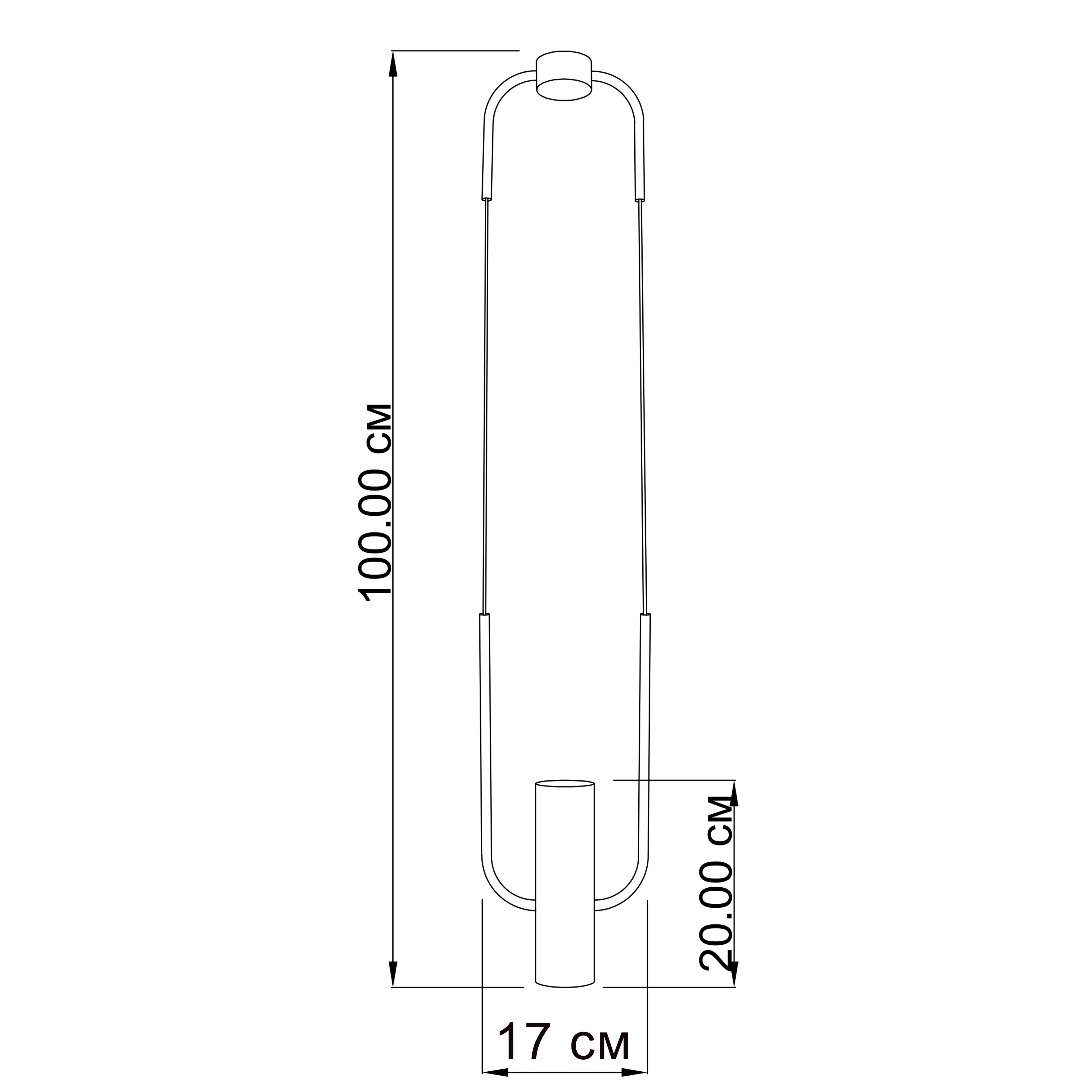 Подвесной светильник ImperiumLight Sling 348120.05.05 купити