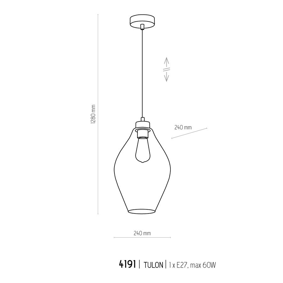 Подвесной светильник TK LIGHTING 4191 TULON купити