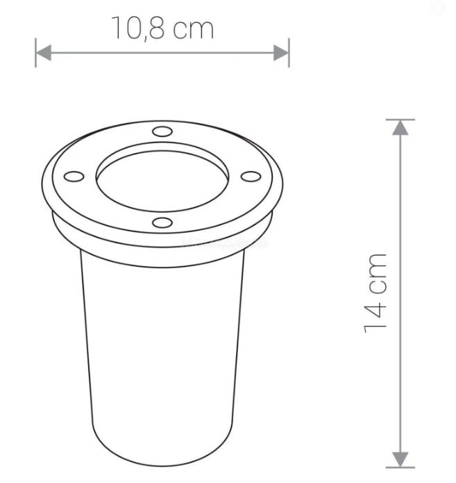 Грунтовий світильник Nowodvorski 9554 Paoli купити