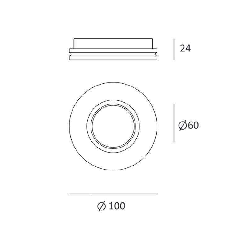Врізний точковий світильник Imperium Light 406110.01.01 X-cool купити
