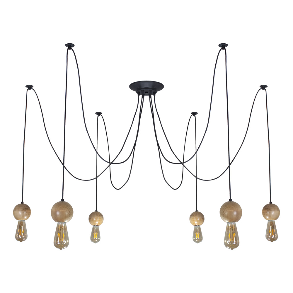 Люстра-павук LS 2161-6W (61116) купити