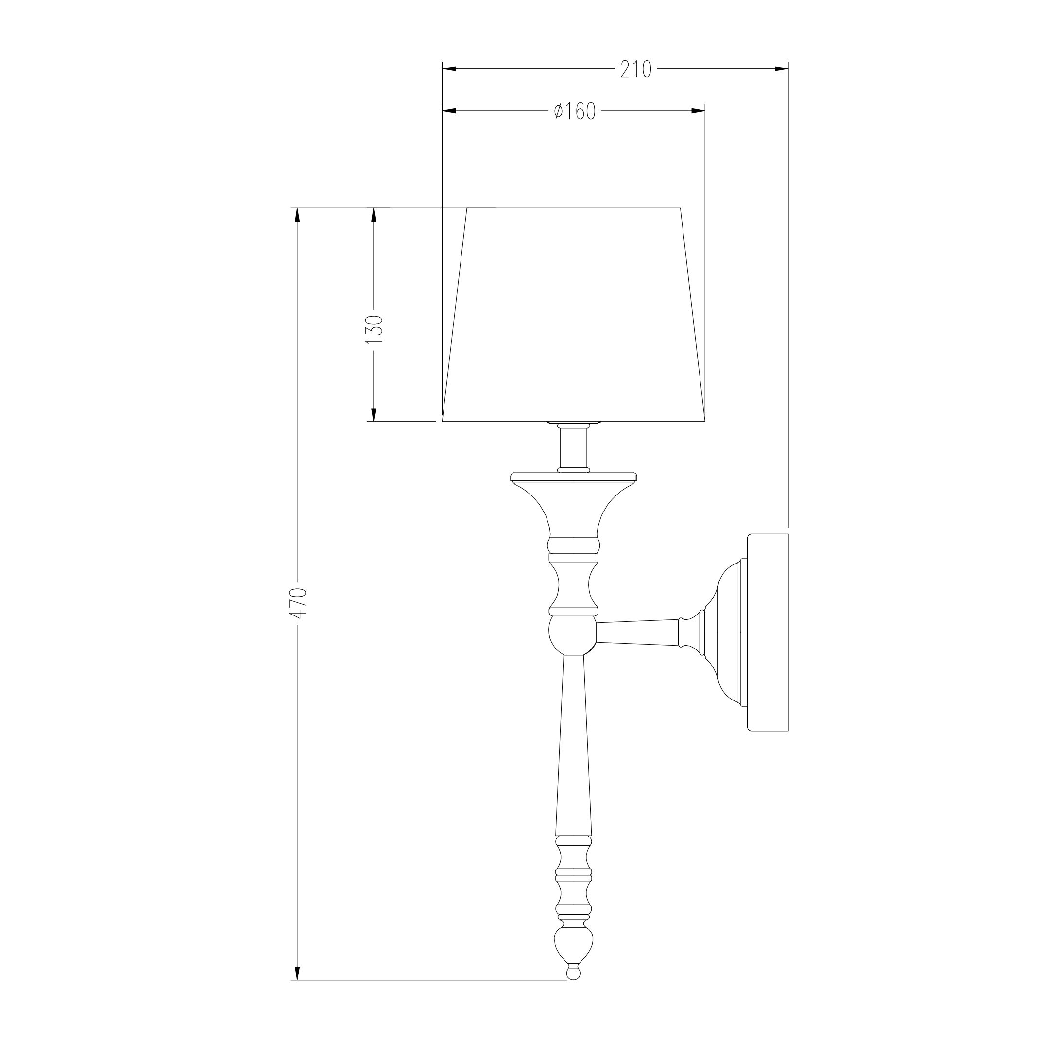 Бра Zuma Line RLB94875-1W CLOE купити