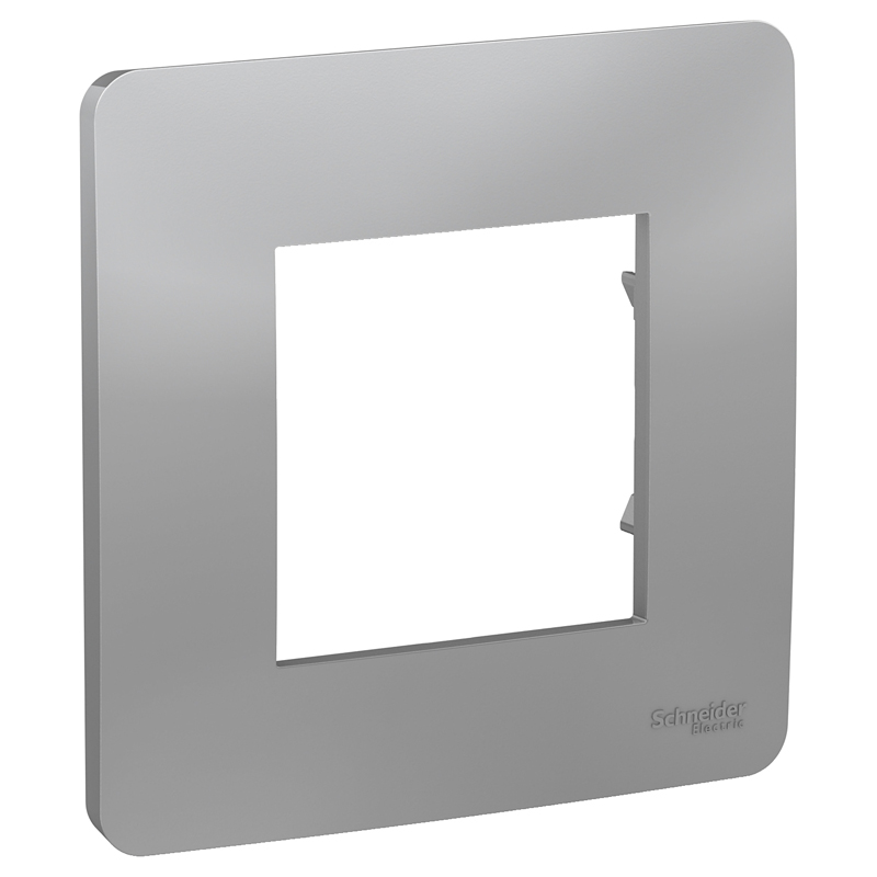 Рамка 1-постовая, UNICA STUDIO NU200230 алюминий купити