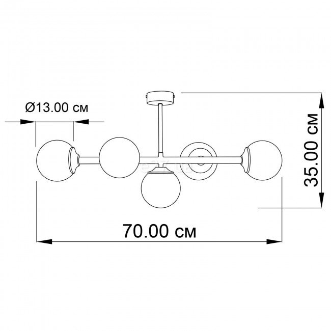 Подвесной светильник ImperiumLight Frost 140570.01.01 купити