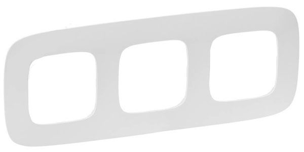Рамка 3 поста, белый, Valena ALLURE (754303) купити