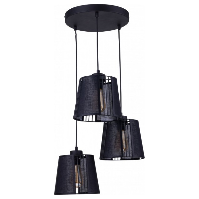 Підвісний світильник TK LIGHTING 1550 CARMEN BLACK купити