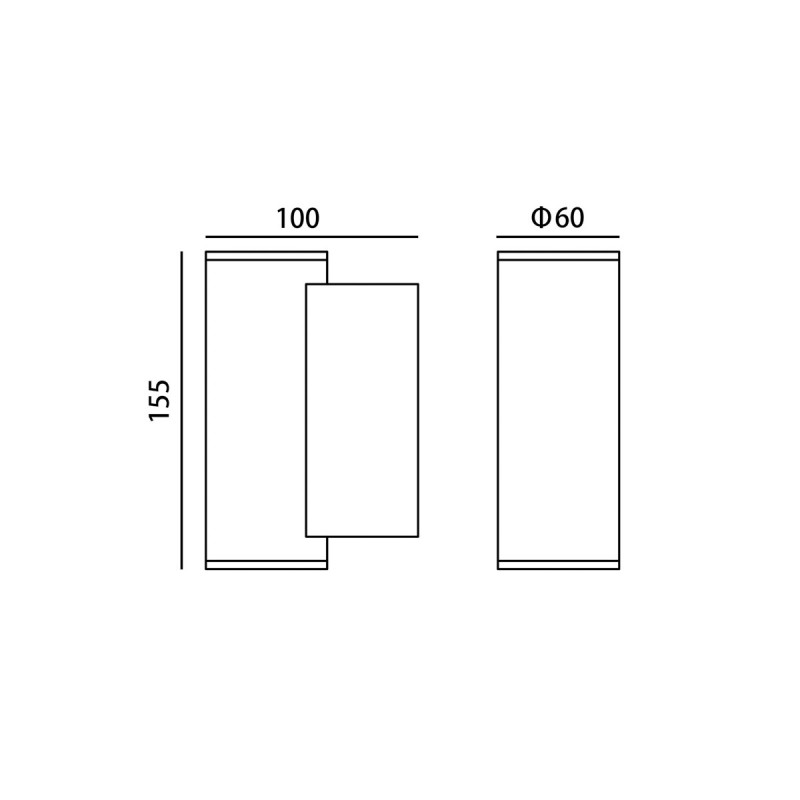 Вуличний світильник ITALUX OWL-2804-2-3K Lenta купити