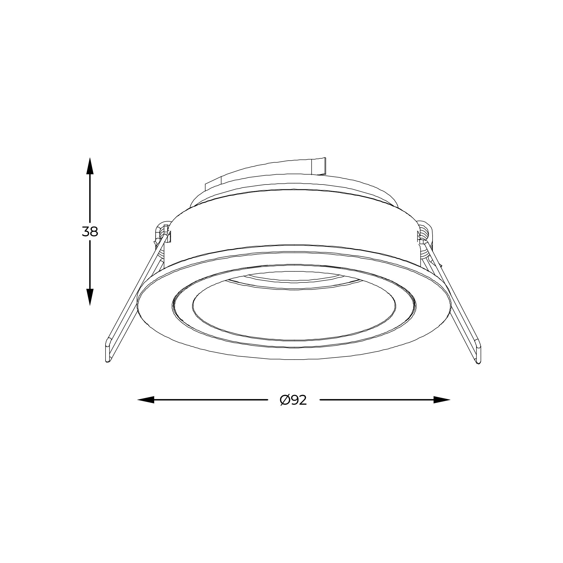 Точковий світильник Zuma Line 92700-N CHUCK купити