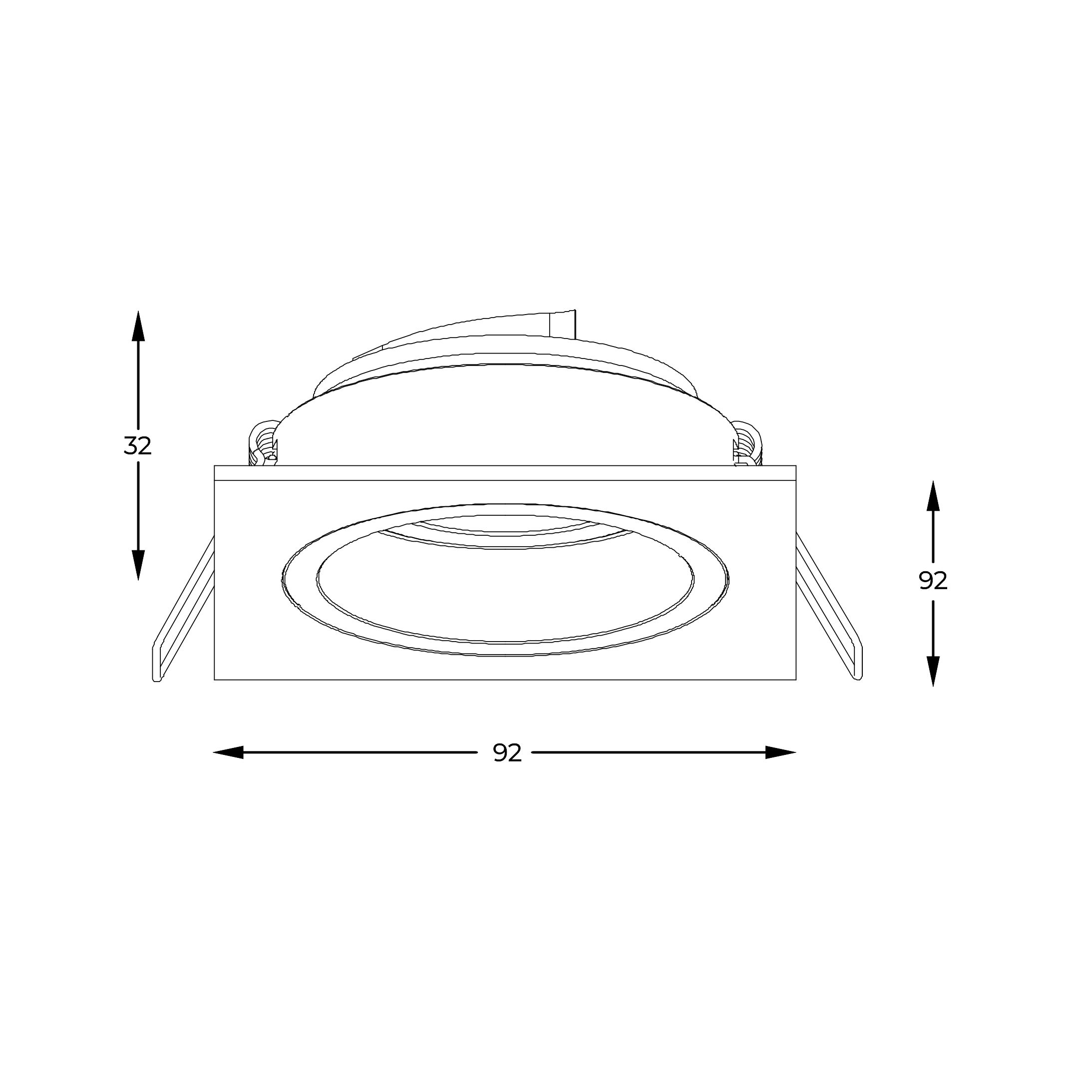 Точковий світильник Zuma Line 92706-N CHUCK купити