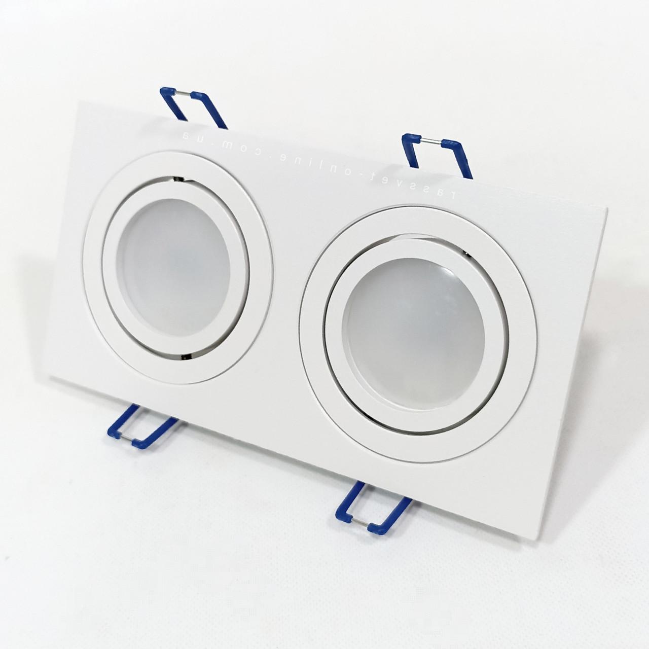 Точковий поворотний світильник Feron DL6222 білий (01805) купити