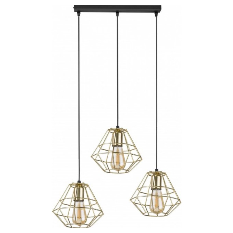 Подвесной светильник TK LIGHTING 4111 DIAMOND GOLD купити