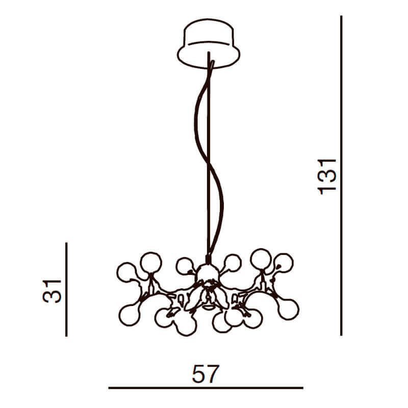 Люстра Azzardo AZ0107 Neurono 15 купити