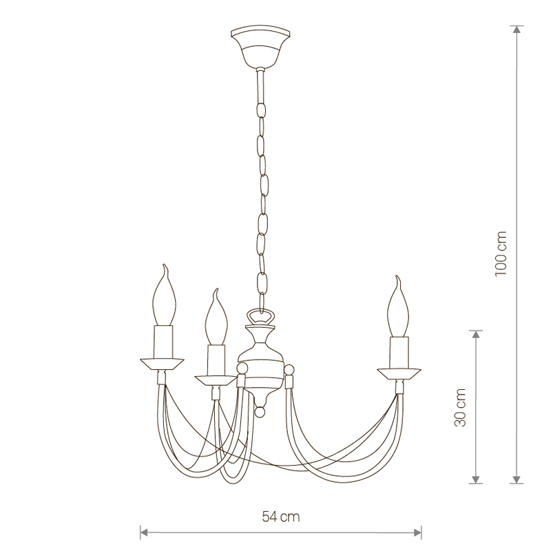 Люстра Nowodvorski 204 Ares купити