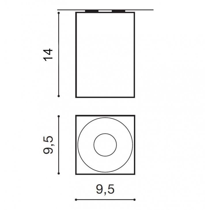 Світильник точковий Azzardo GM4104 Hugo BK (AZ0826), без вставки купити