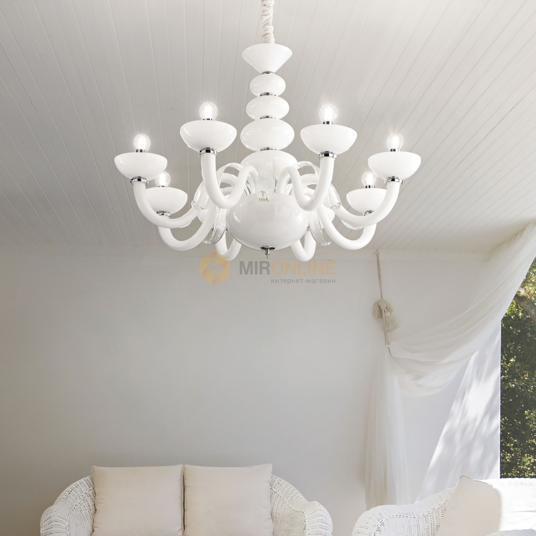 Люстра Ideal Lux SP8 PRAGA (132129) купити