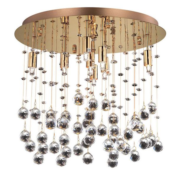 Люстра Ideal Lux MOONLIGHT PL8 ORO купити