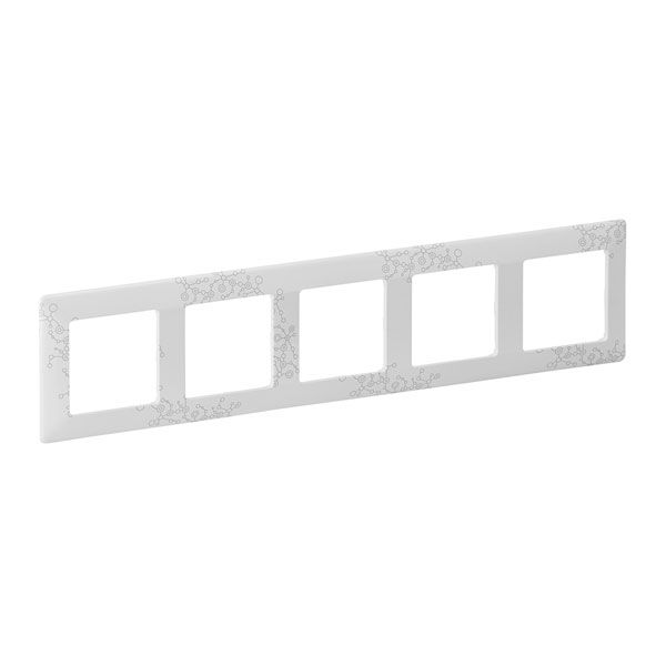 Рамка 5 постов, эл грей, Valena LIFE (754125) купити