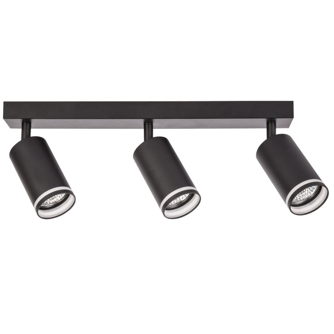 Спот Goldlux 322340 PARIS GU10 3x10W IP20 чорний купити
