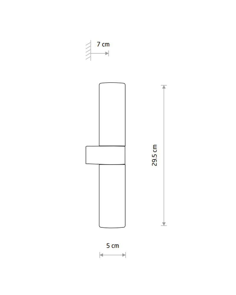 Бра Nowodvorski 10728 Natalie G9 2x10W IP44 BL купити