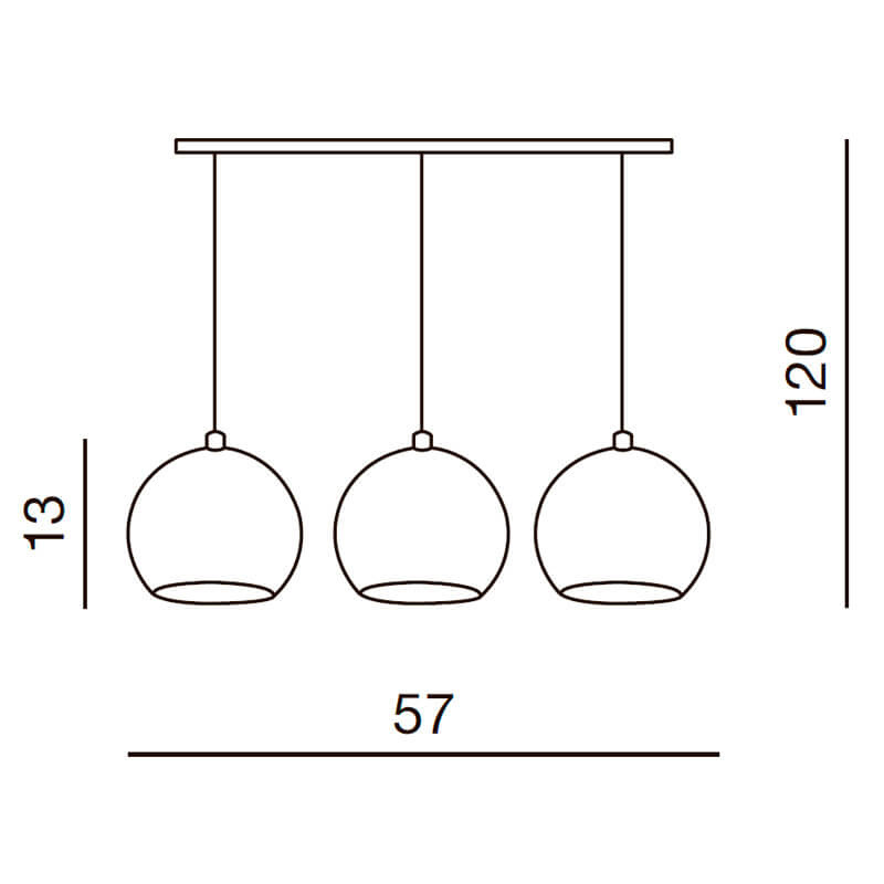 Подвесной светильник Azzardo AZ0638 Gulia 3 купити