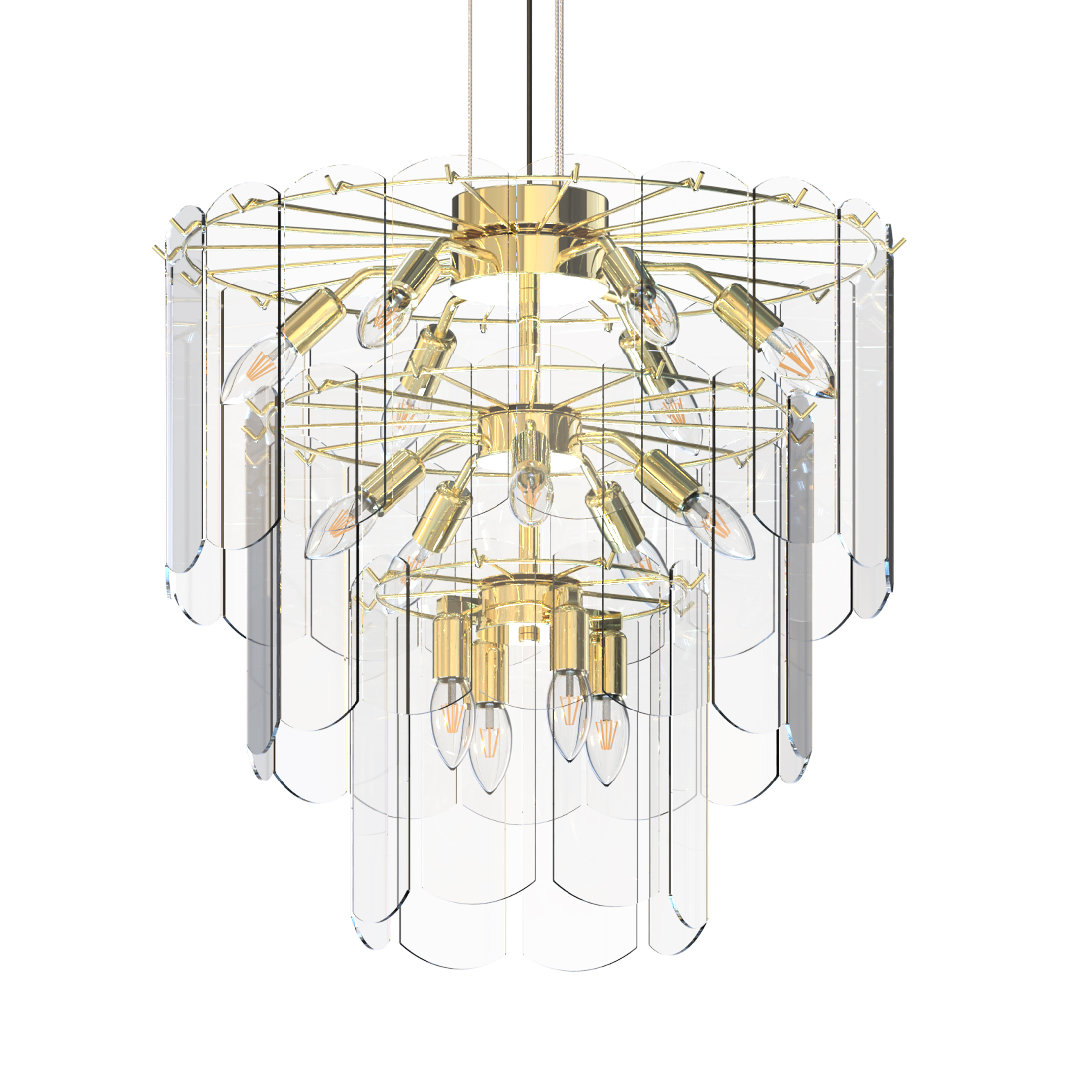 Підвісний світильник Zuma Line MD3523-14L-EGN NIRA купити