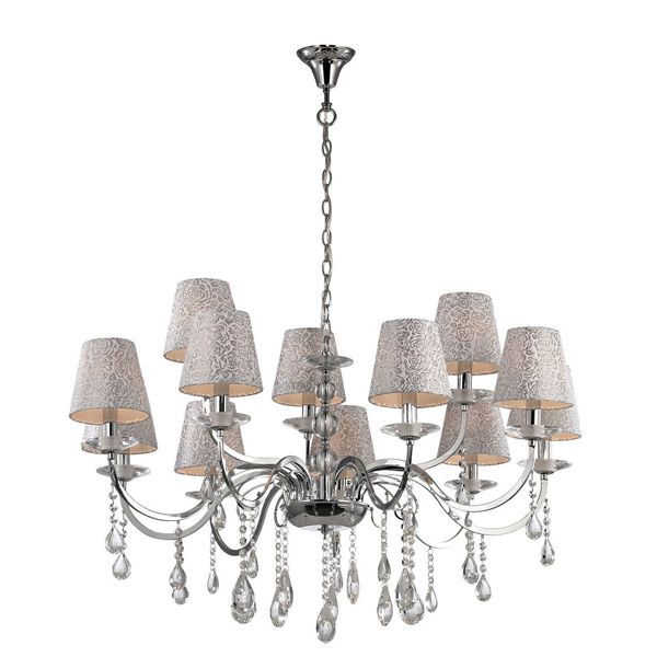 Люстра Ideal Lux PANTHEON SP12 CROMO купити