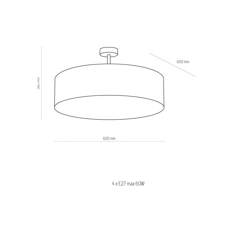 Потолочный светильник TK LIGHTING 4245 VIENNA купити