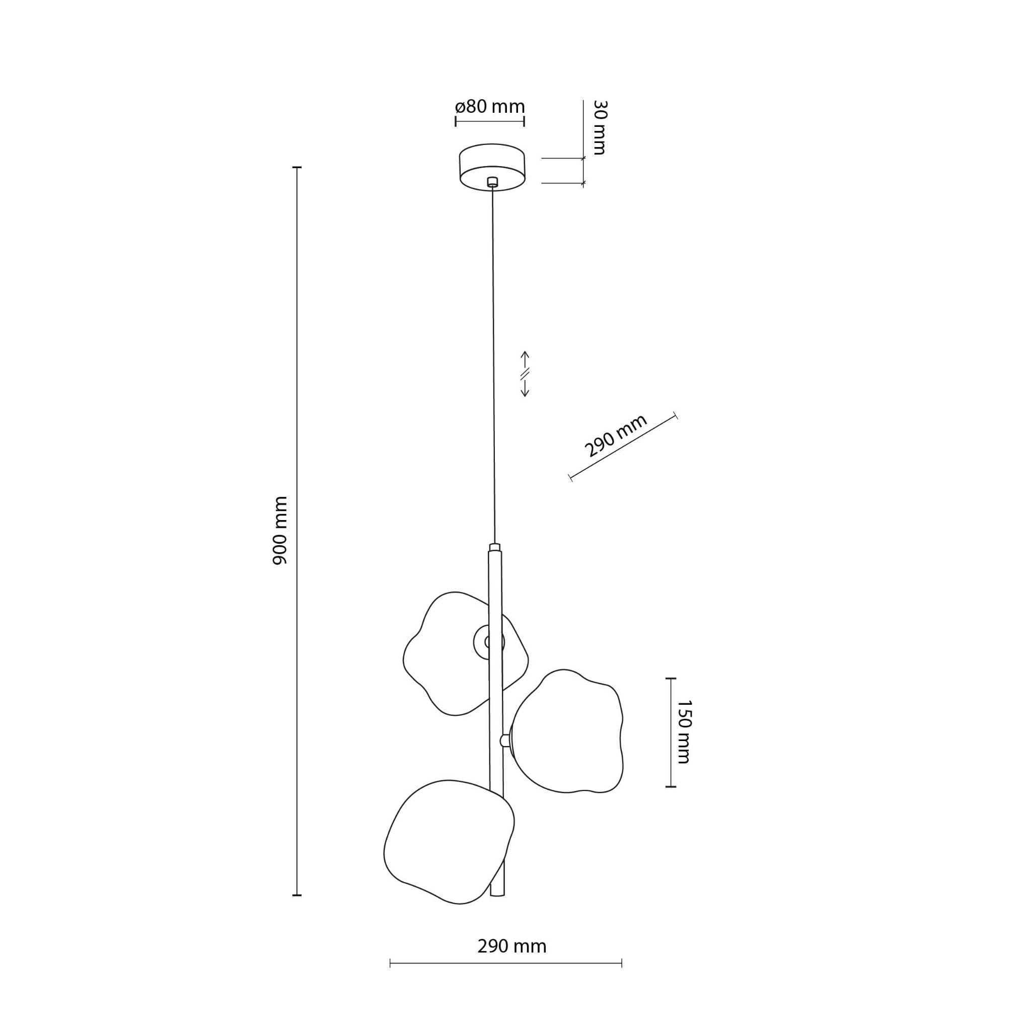 Підвісний світильник TK LIGHTING 11036 LAVA купити