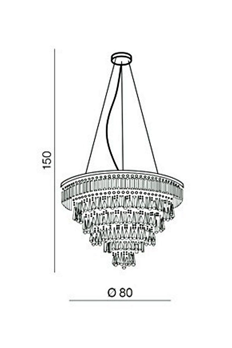 Люстра Azzardo AZ2926 Kalabria XL купити