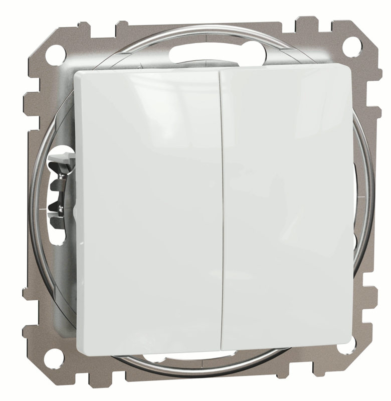 Перемикач 2-кл Schneider Sedna Design SDD111108 Білий купити
